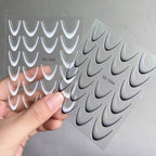 5D Ombre French Super Thin Stickers