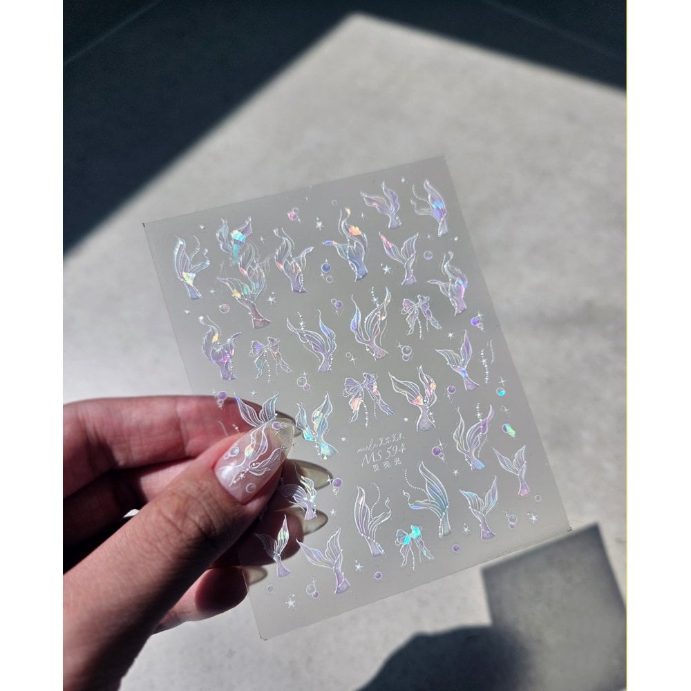 5D Mermaid Pearl Effect Sticker