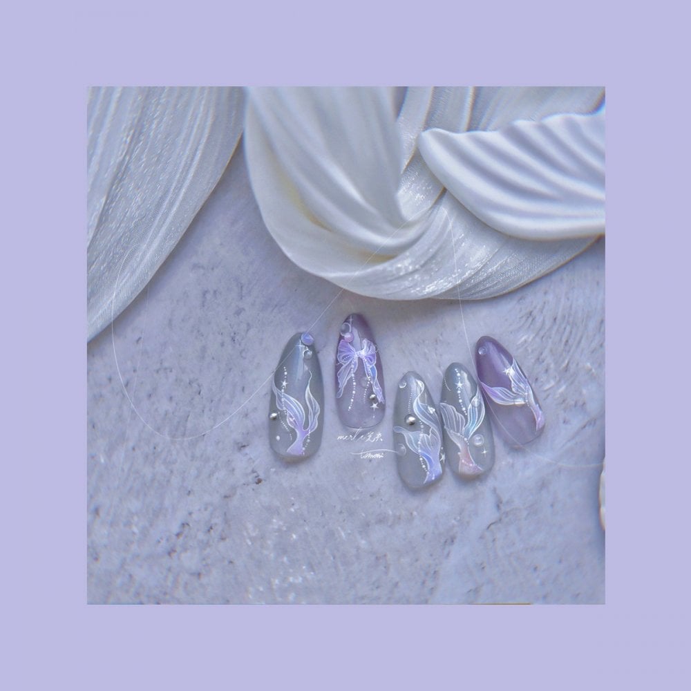 5D Mermaid Pearl Effect Sticker