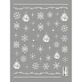 5D Christmas Nail Art Stickers - M-1469