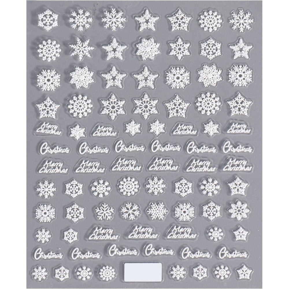 5D Christmas Nail Art Stickers - M-1409