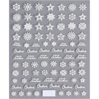5D Christmas Nail Art Stickers - M-1409