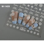 5D Christmas Nail Art Stickers - M-1409