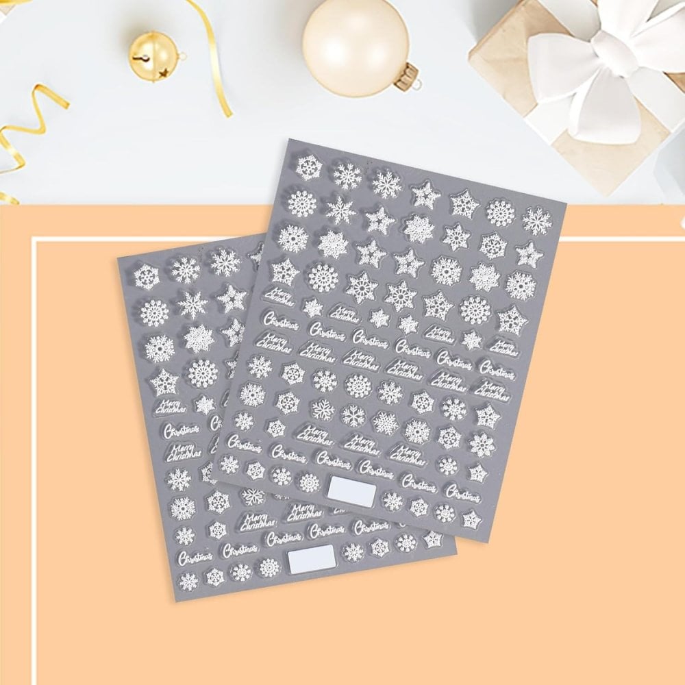 5D Christmas Nail Art Stickers - M-1409