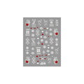 5D Christmas Nail Art Stickers - M-1417