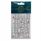 5D Christmas Nail Art Stickers - M-1417