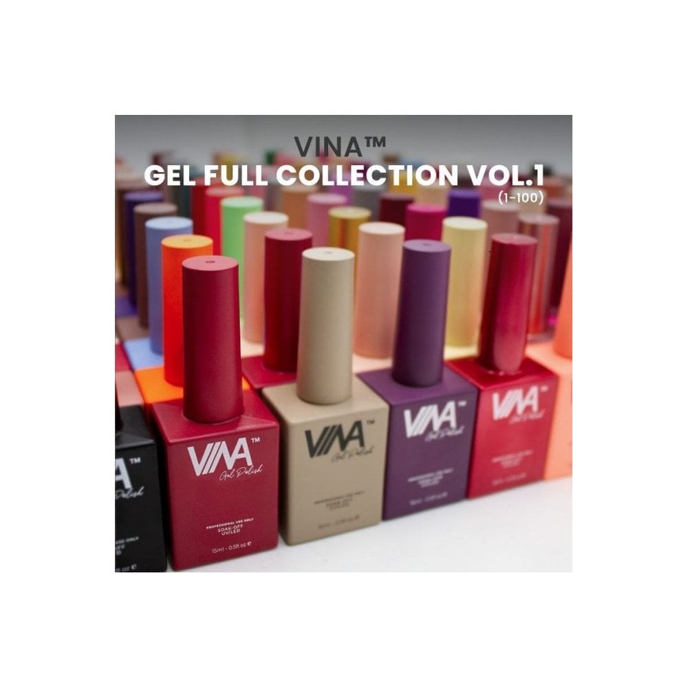 VINA Gel Polish Collection Volume 1 (1-100) Bundle + *FREE* Display Book Chart (Worth £54)