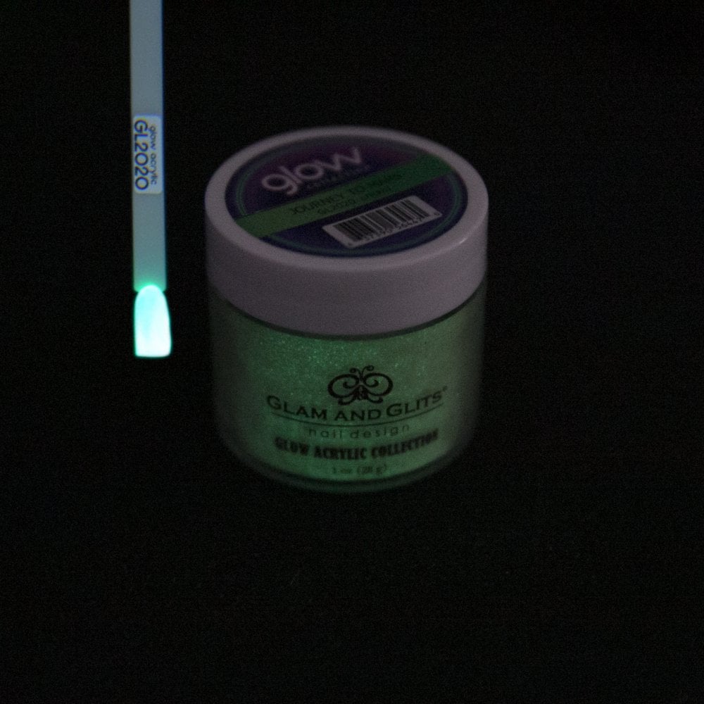 GLAM & GLITS Glow Acrylic Nail Powder 1oz / 28g - GL2020 JOURNEY TO MARS