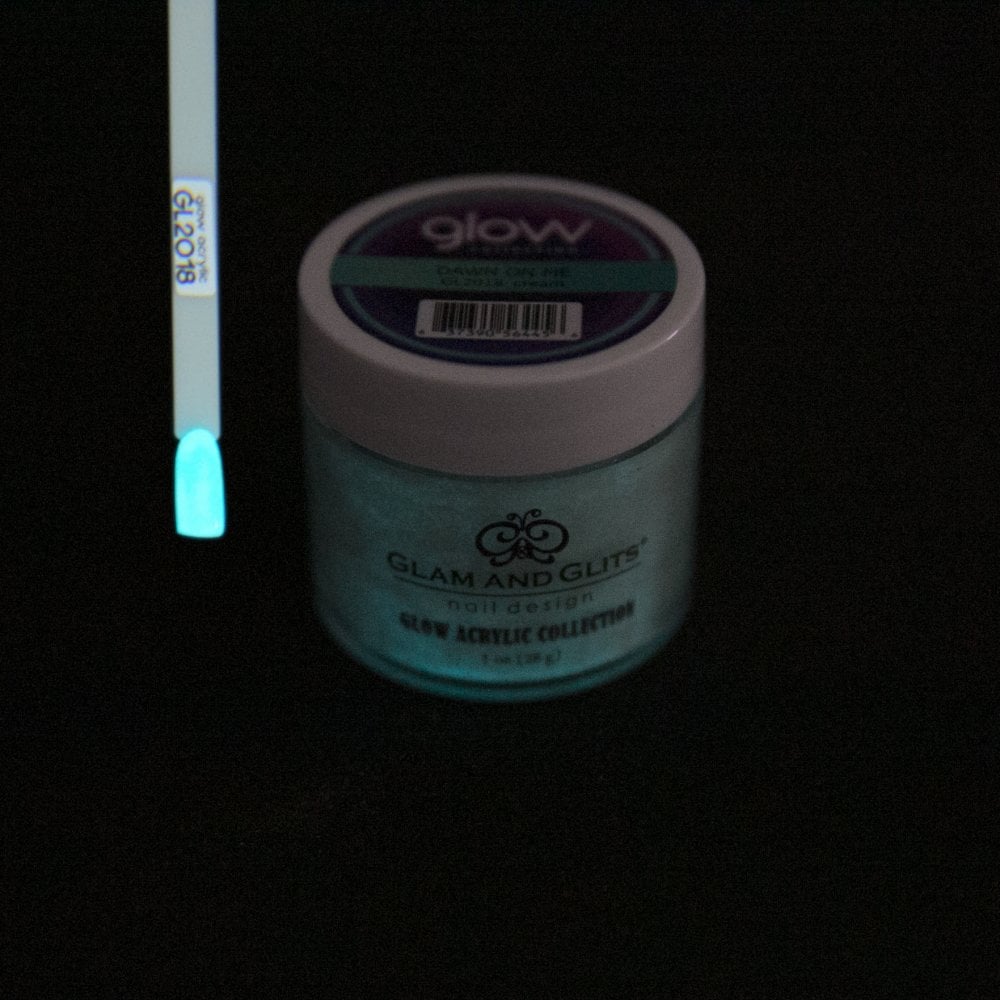 GLAM & GLITS Glow Acrylic Nail Powder 1oz / 28g - GL2018 DAWN ON ME