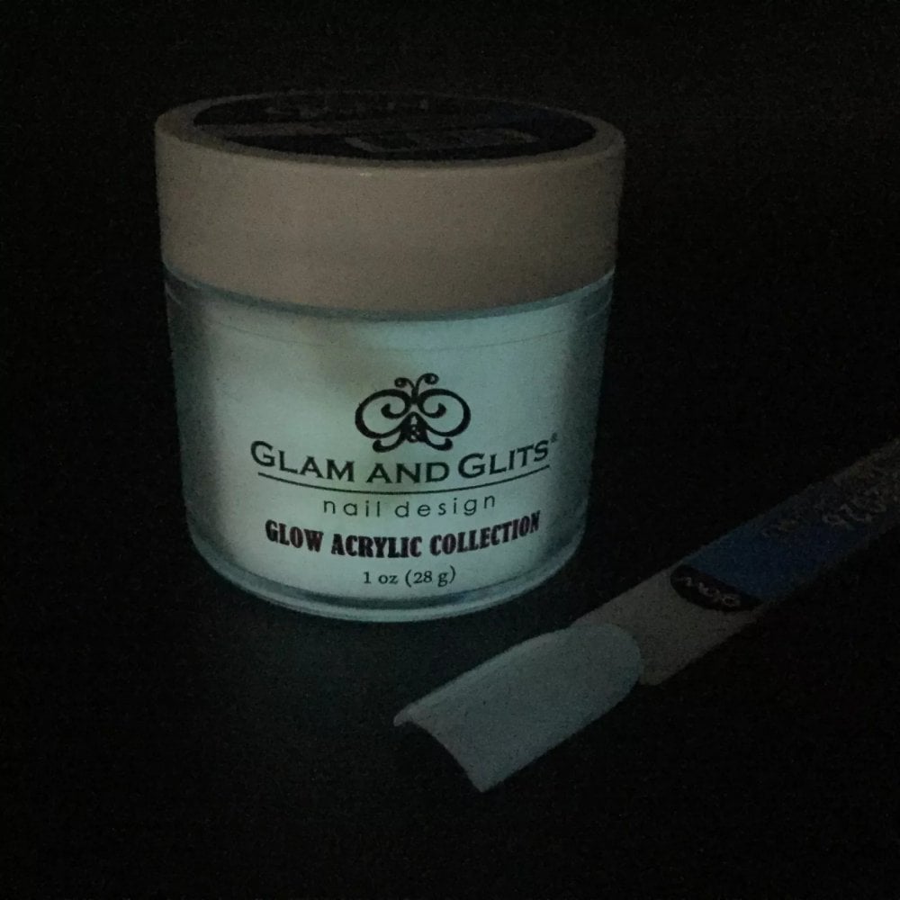 GLAM & GLITS Glow Acrylic Nail Powder 1oz / 28g - GL2026 EN-LIGHT-ENDED
