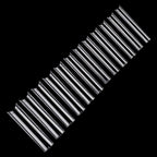 Extreme Length Extra Extra Long Square Clear Nail Tips Box Clear (With Well)