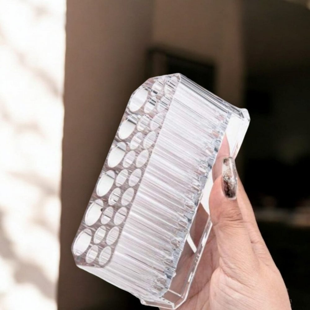 Acrylic Brush Holder - 26 Holes