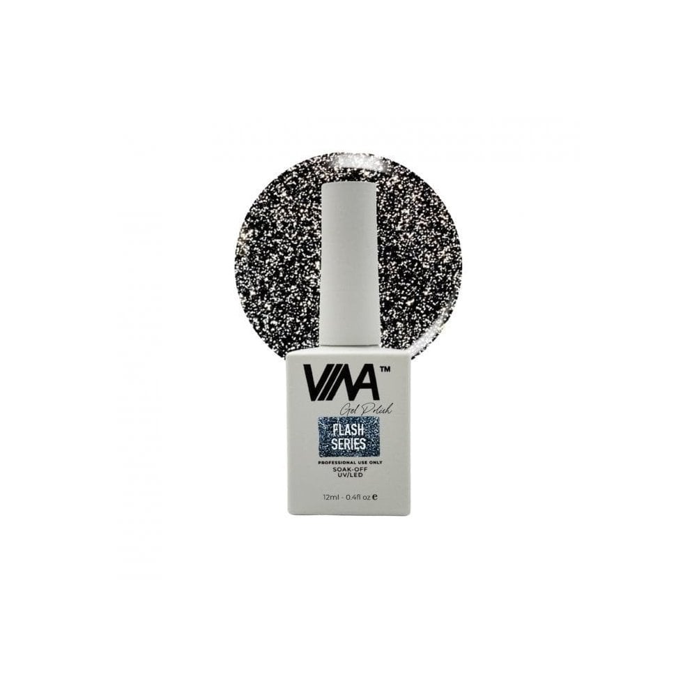 VINA Flash Series Gel Colour 12ml - Black