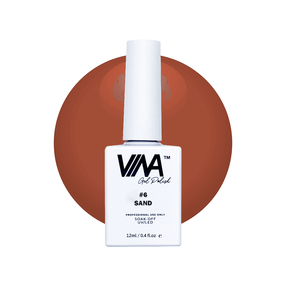VINA Sheer Gel Polish 12ml - #6 Sand