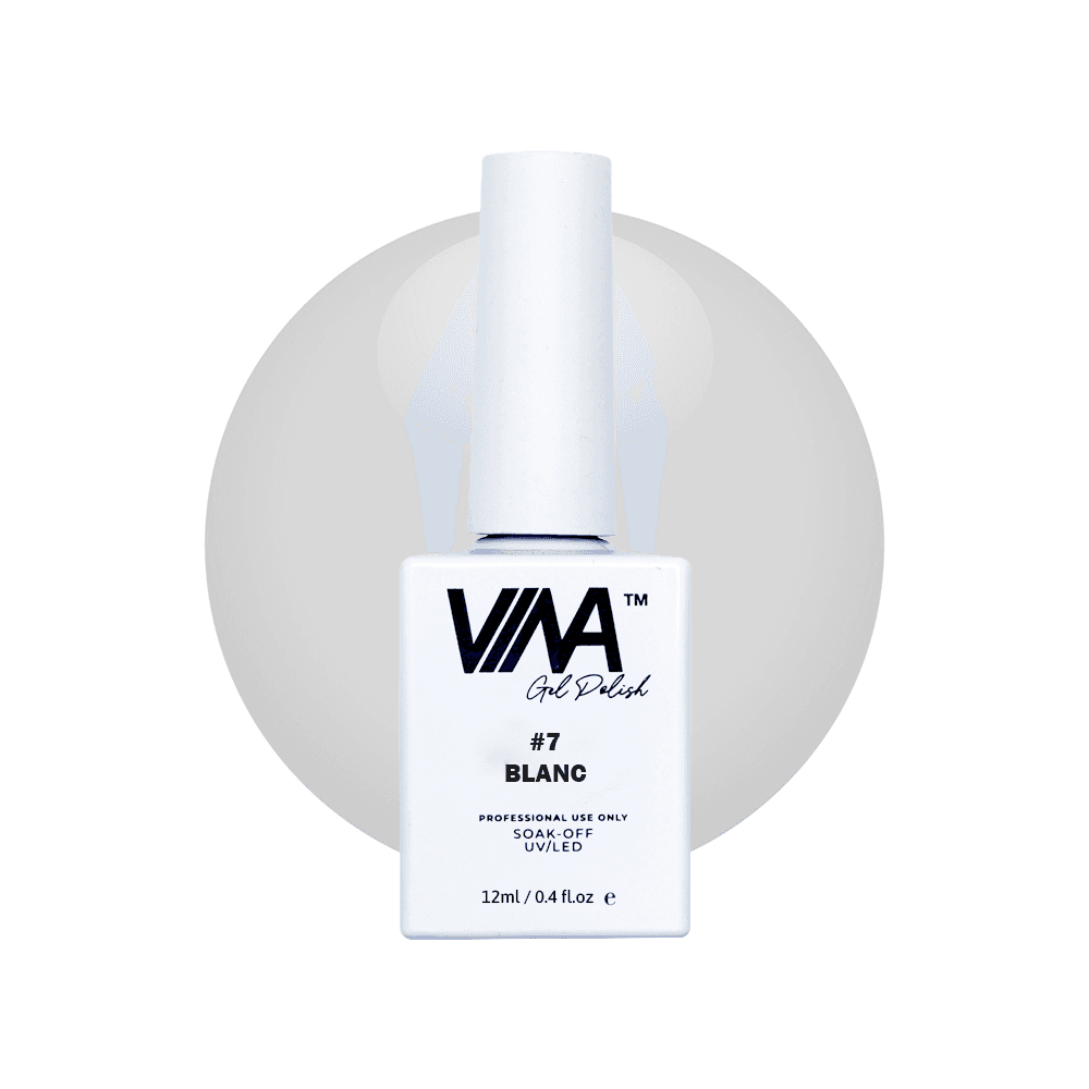 VINA Sheer Gel Polish 12ml - #7 Blanc