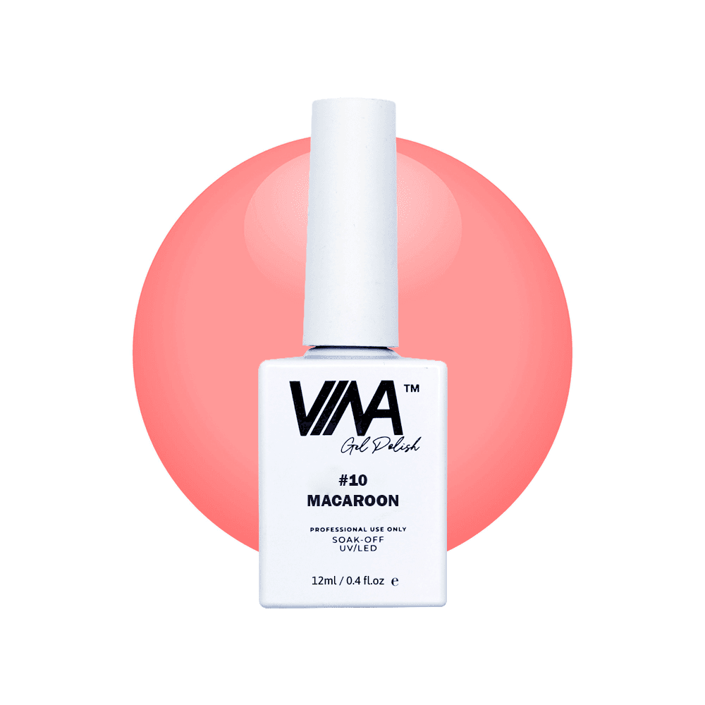 VINA Sheer Gel Polish 12ml - #10 Macaroon