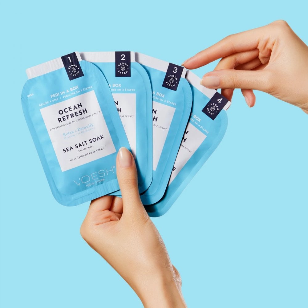 VOESH Pedi In A Box Deluxe 4 Step - Ocean Refresh
