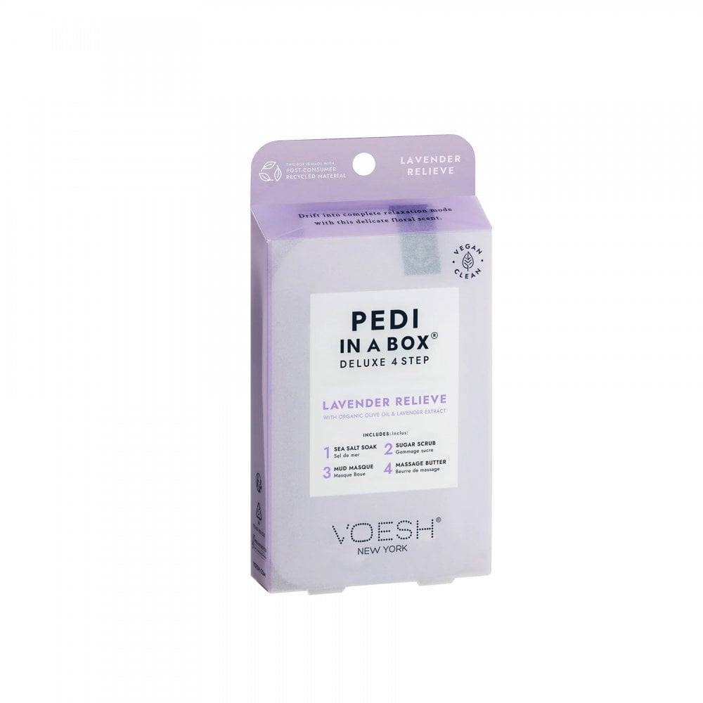 VOESH Pedi In A Box Deluxe 4 Step - Lavender Relieve