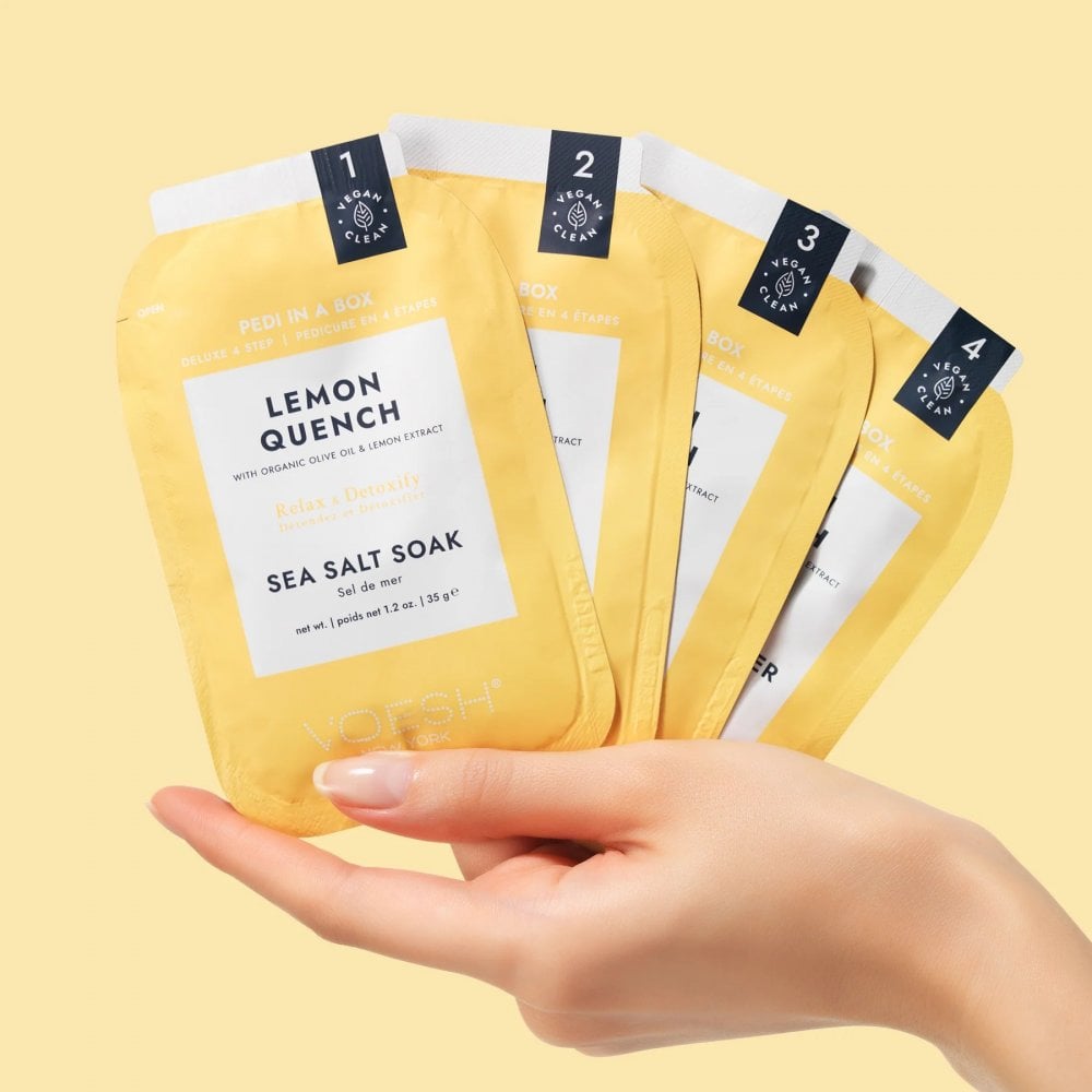 VOESH Pedi In A Box Deluxe 4 Step - Lemon Quench