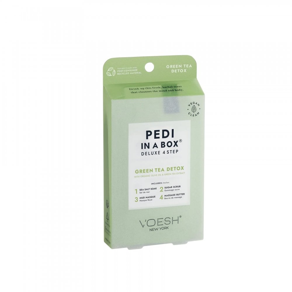 VOESH Pedi In A Box Deluxe 4 Step - Green Tea Detox