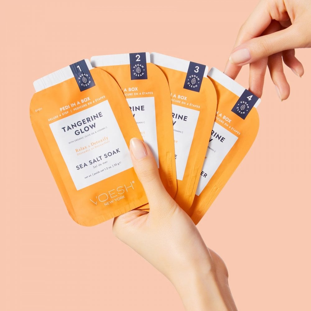 VOESH Pedi In A Box Deluxe 4 Step - Tangerine Glow