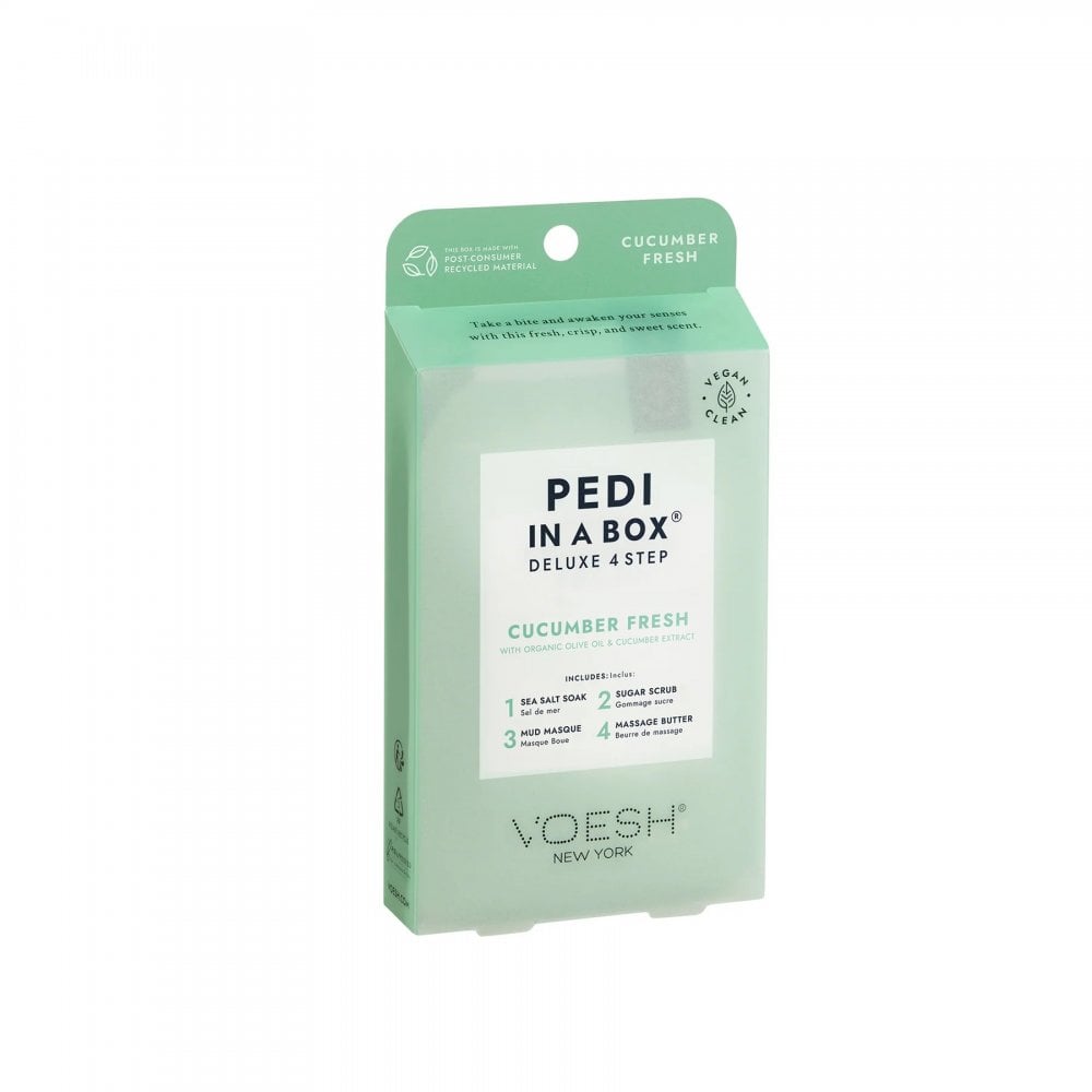 VOESH Pedi In A Box Deluxe 4 Step - Cucumber Fresh
