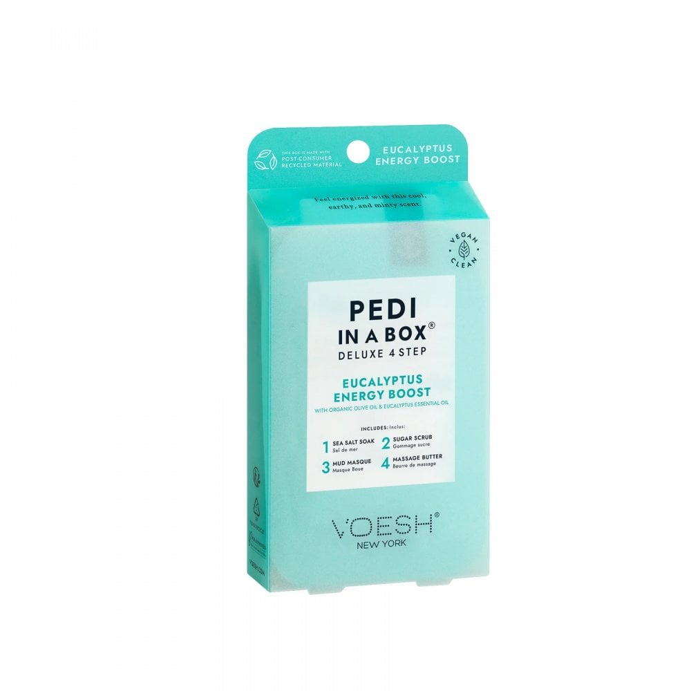 VOESH Pedi In A Box Deluxe 4 Step - Eucalyptus Energy Boost