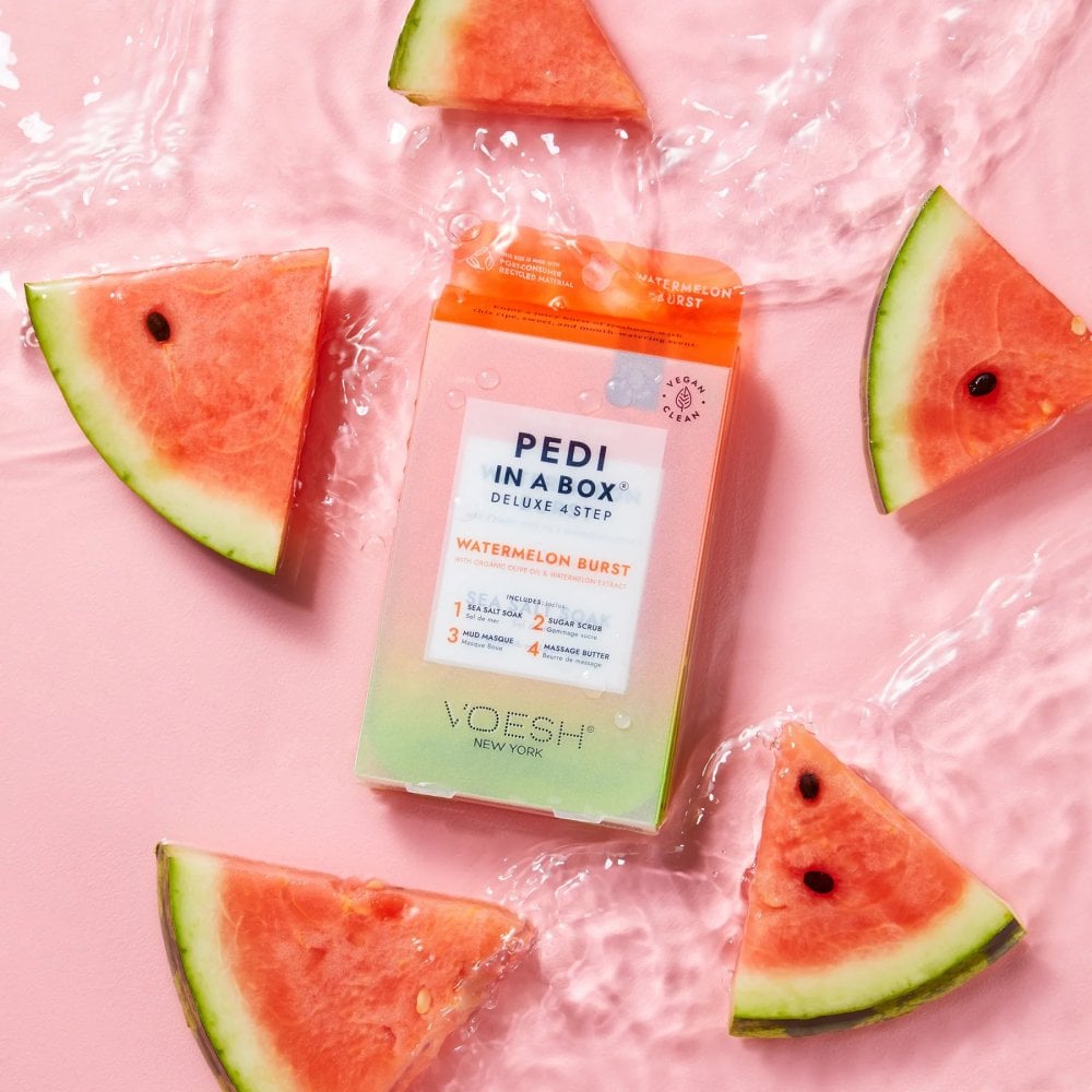 VOESH Pedi In A Box Deluxe 4 Step - Watermelon Burst