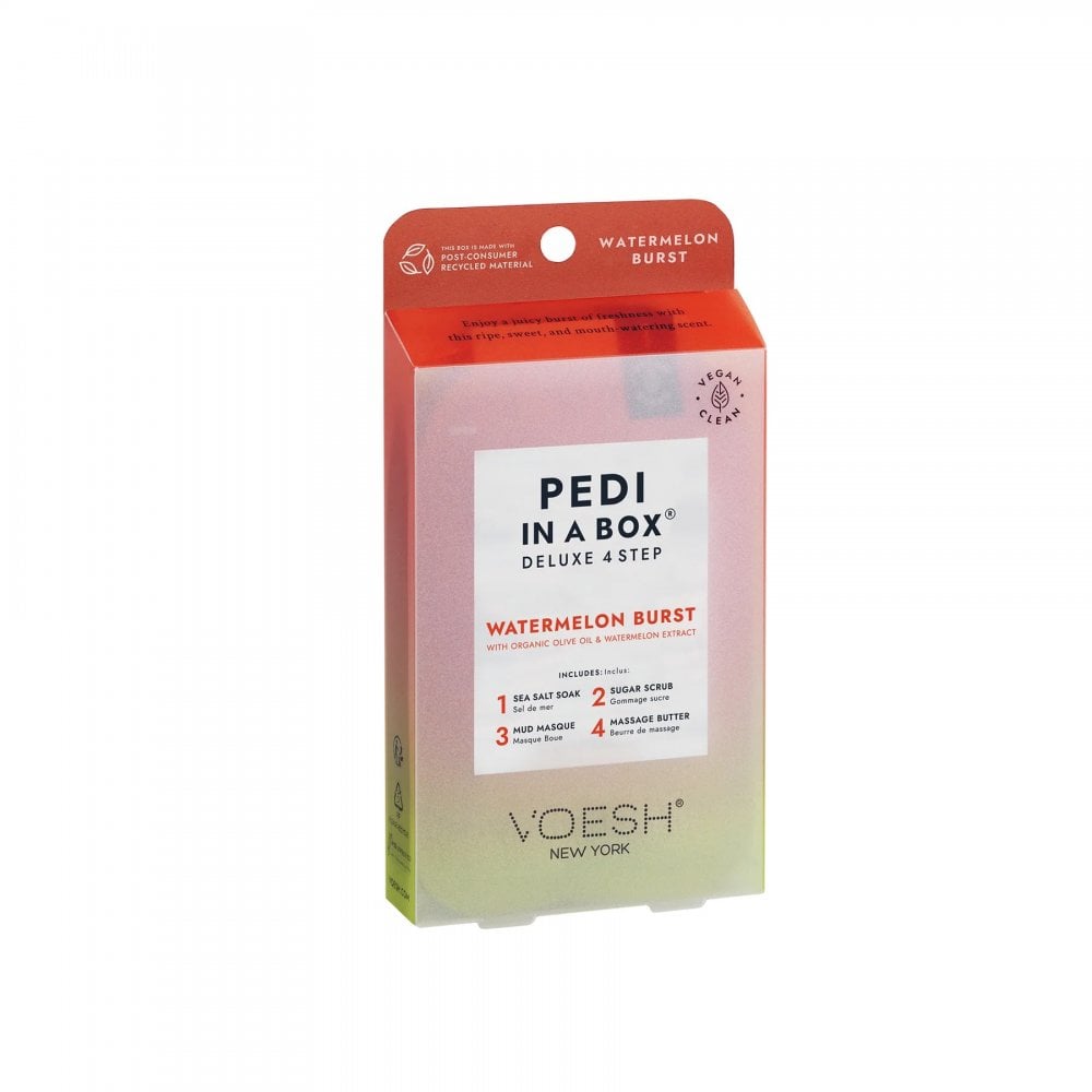 VOESH Pedi In A Box Deluxe 4 Step - Watermelon Burst