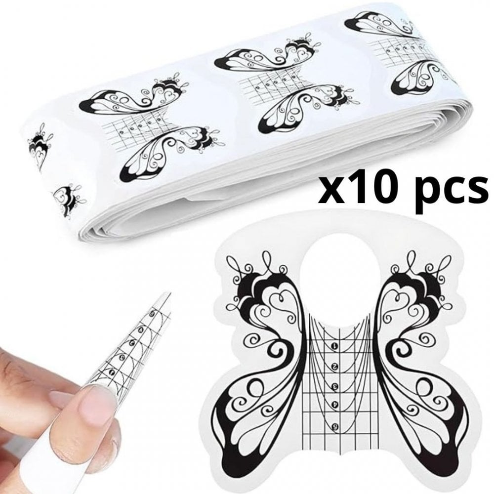 Nail Forms #3 -Round Tip - 10pcs