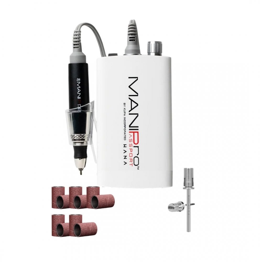 KUPA ManiPro Passport Hana Nail File Machine Set