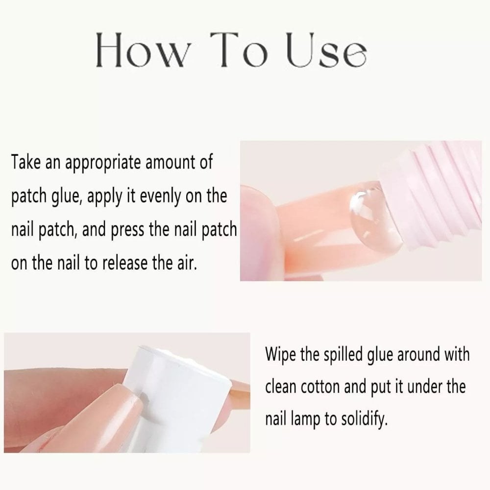 Press On Nail Glue & Remover Set with Tools