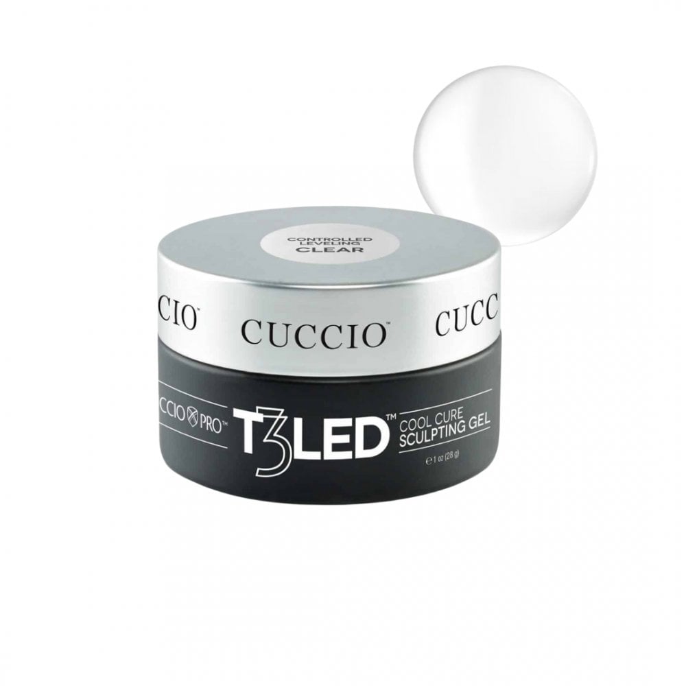 CUCCIO T3 LED/UV Controlled Levelling Thick Viscosity Gel 1oz (28g) - Clear