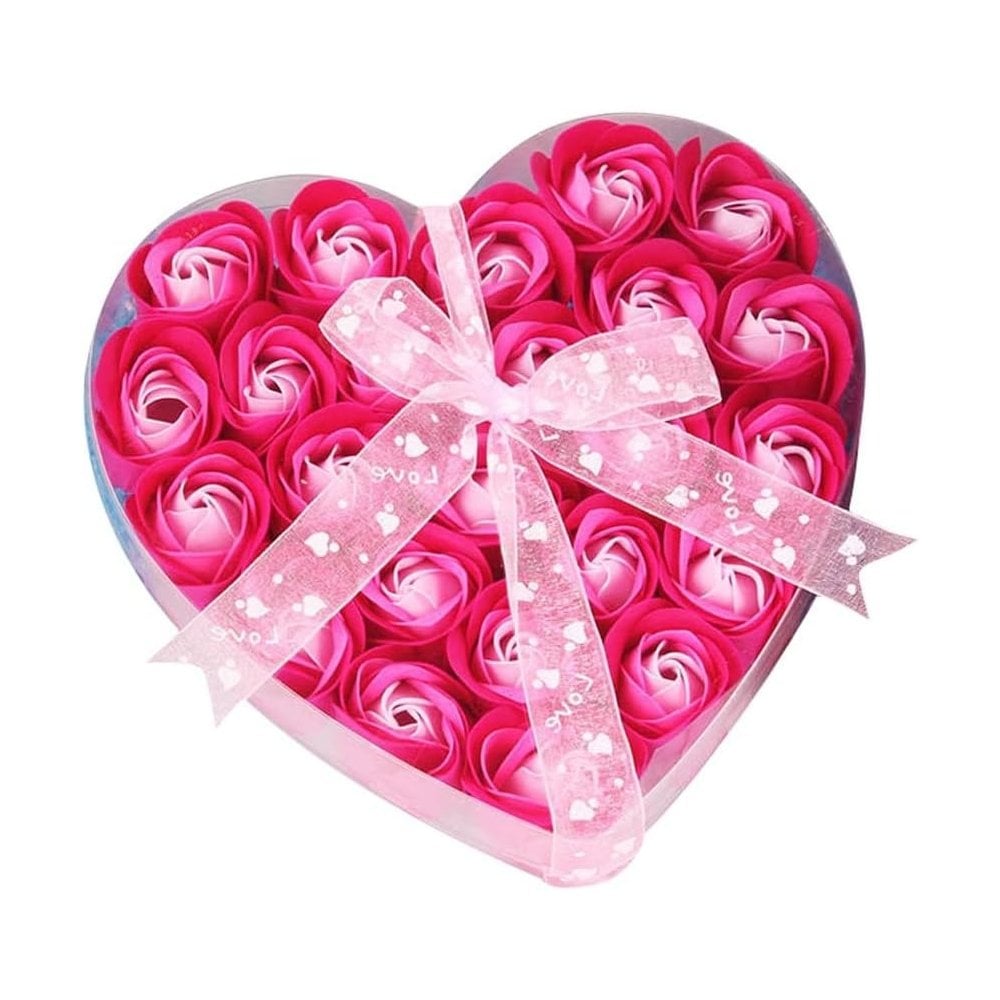 Pedi Rose Heart Pack 24pcs