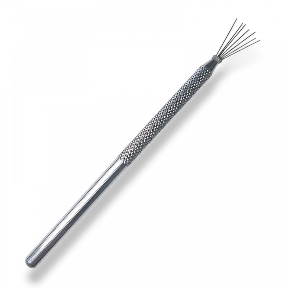 Nail Art Silver Metal Multi-Function 7-Pin Tool