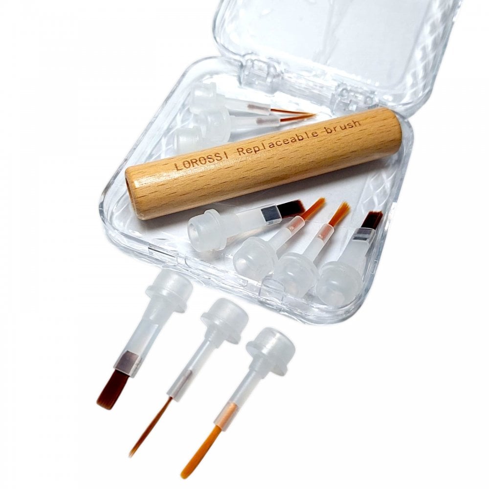 LOROSSI Replaceable Nail Art Brush Heads â€“ Double Ended