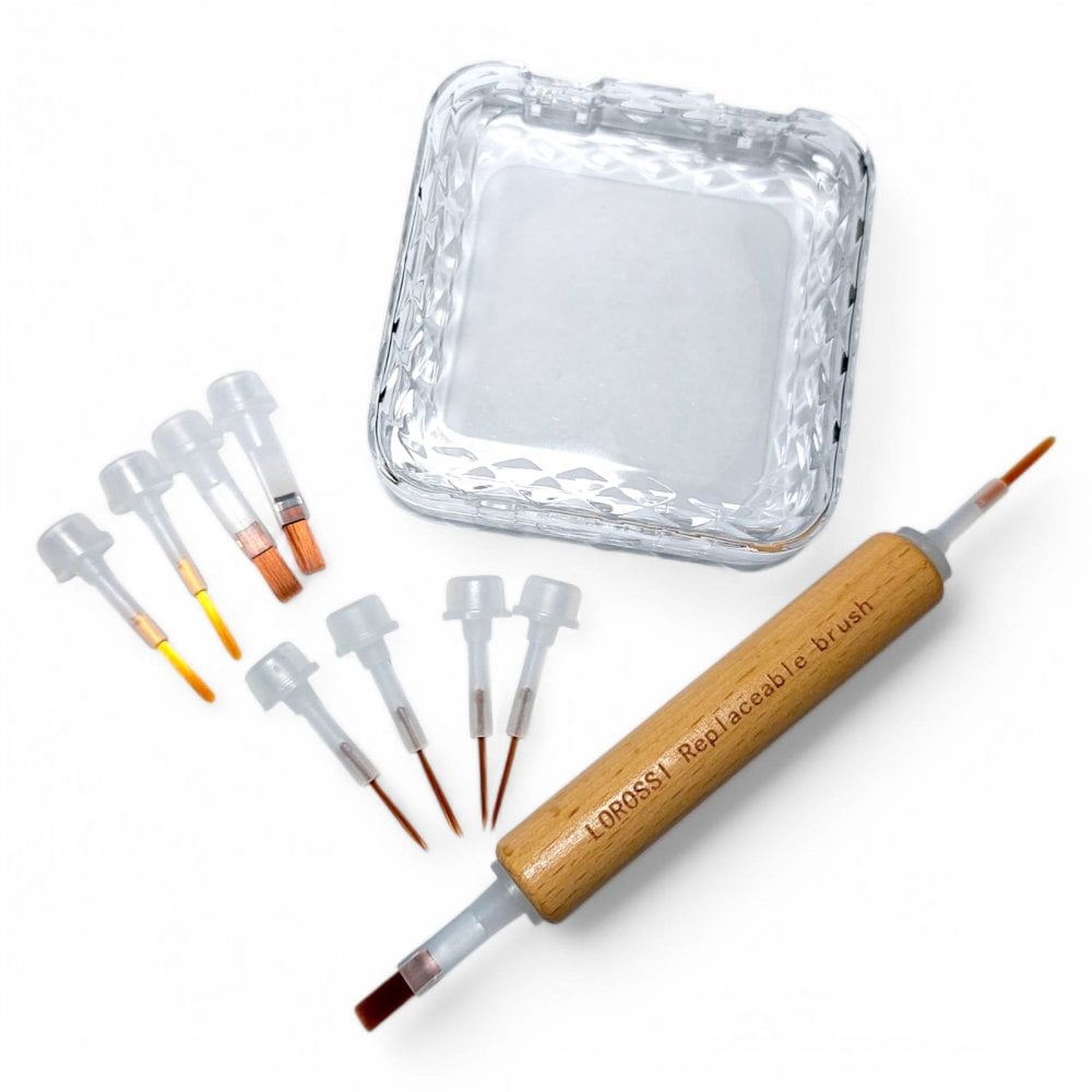 LOROSSI Replaceable Nail Art Brush Heads â€“ Double Ended