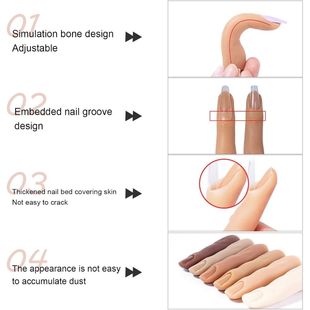 Silicone Bendable Practice Finger