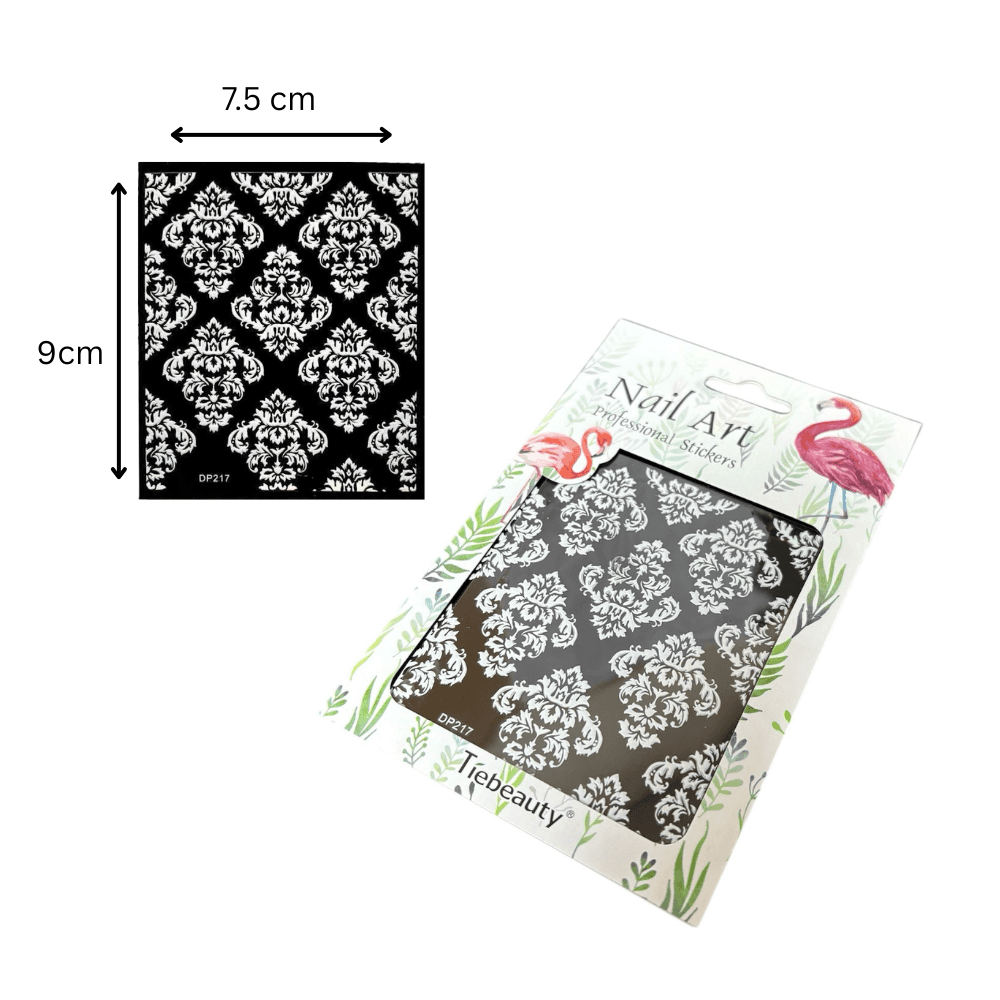 Pattern Nail Art Sticker 3D - #15