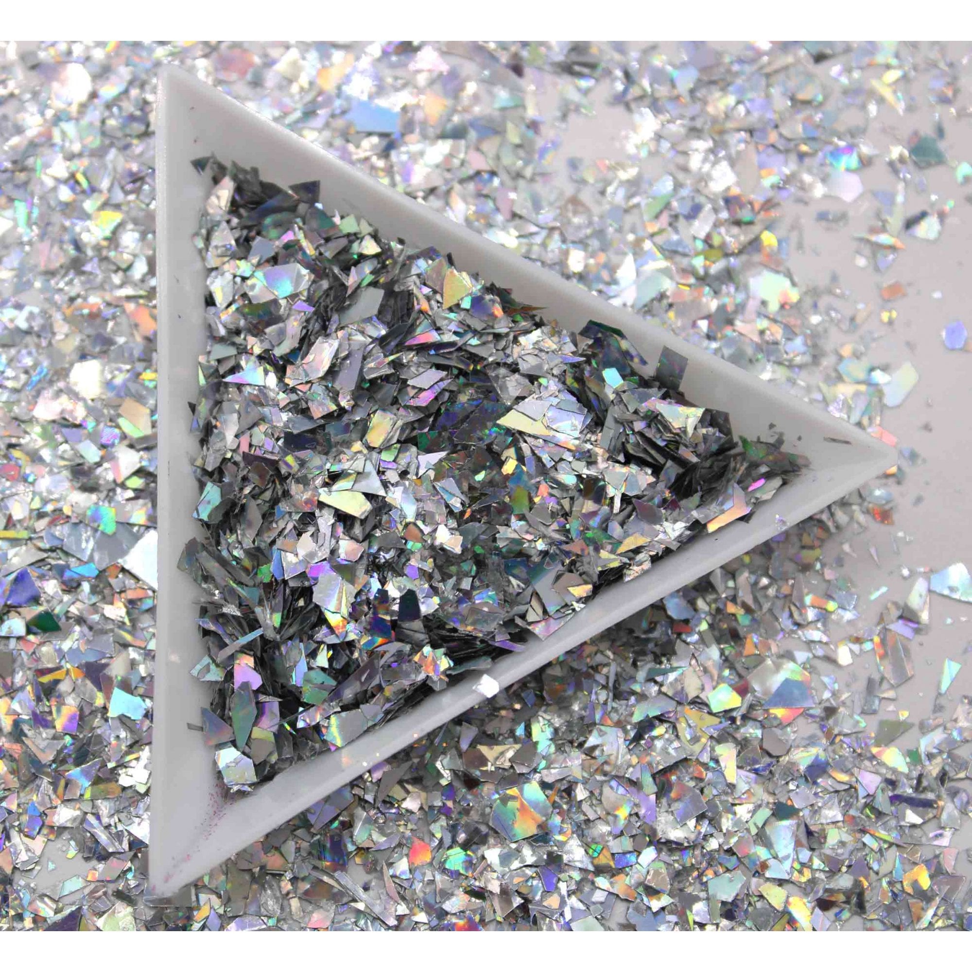 Silver Holo Flake Pot 1/2oz SH02