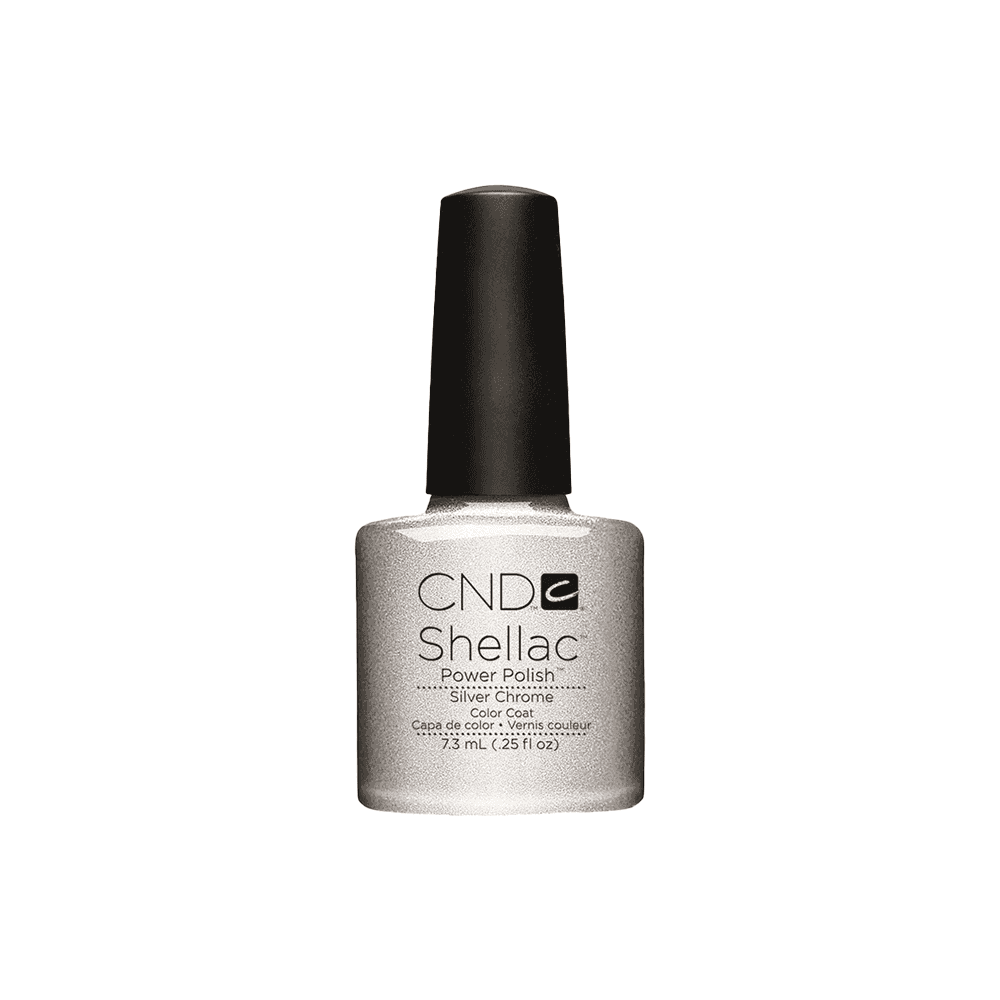 CND Shellac Gel Polish 7.3ml - Silver chrome