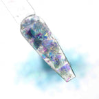 Aqua Blue Flake Pot 1/2oz - FL06