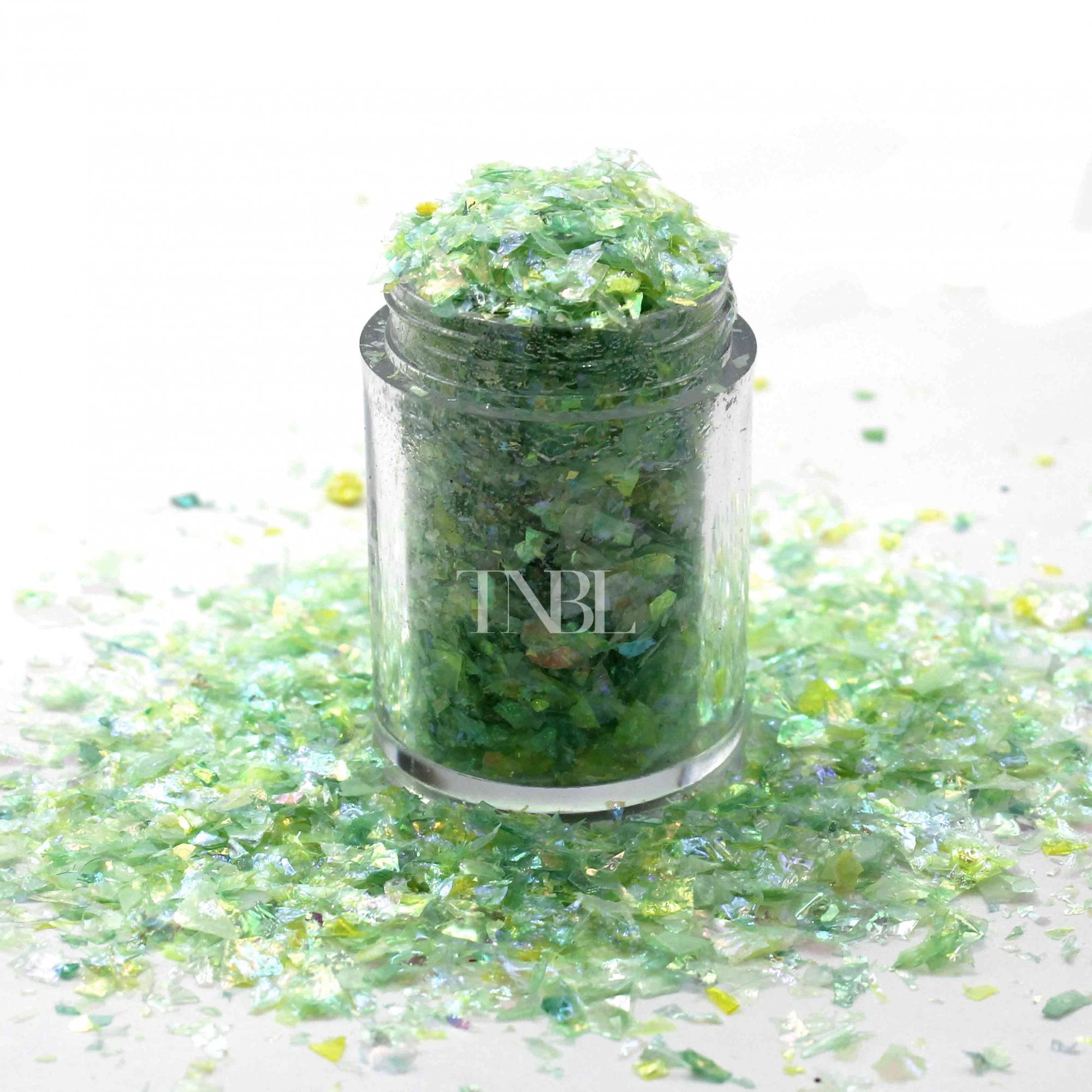 Light Green Flakes Pot 1/2oz - FL10