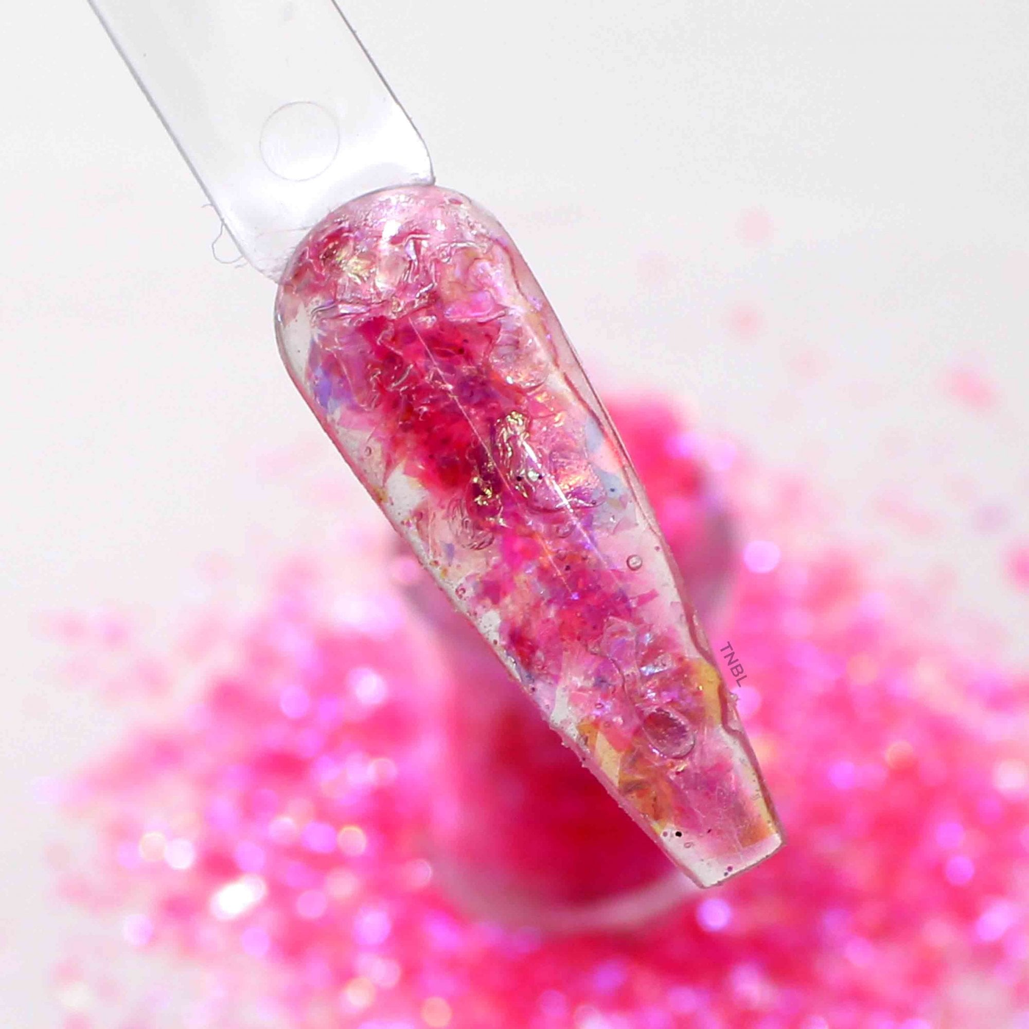 Fuchsia Pink Flakes Pot 1/2oz - FL11