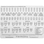 TNBL Acrylic Nail Training Mat Silicone