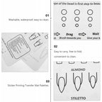 TNBL Acrylic Nail Training Mat Silicone