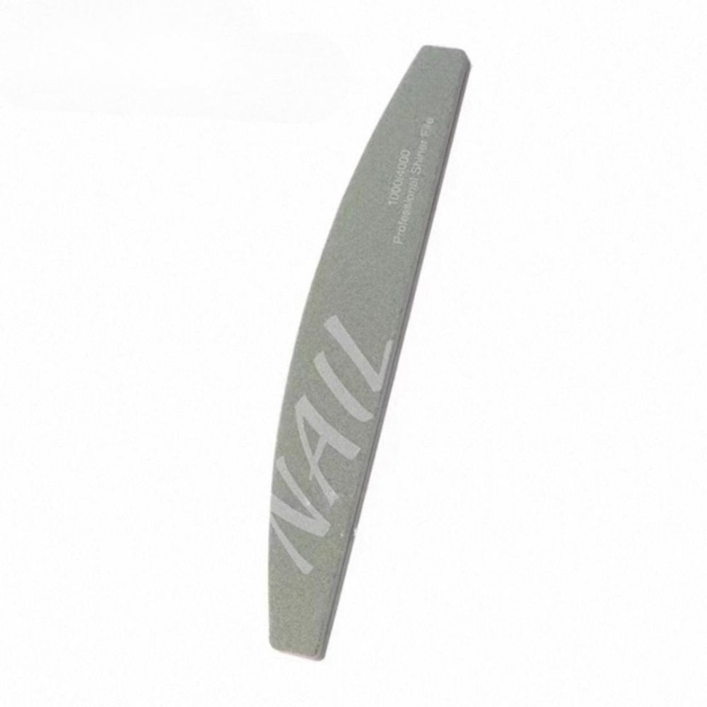 Professional Shiner Buffer Nail File Half Moon 1000/4000