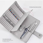 Drill Bit and Manicure Tools Storage Pouch - Grey