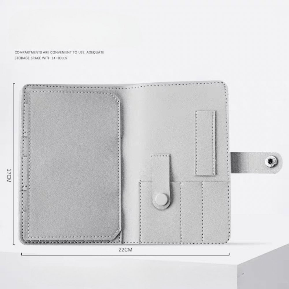 Drill Bit and Manicure Tools Storage Pouch - Grey