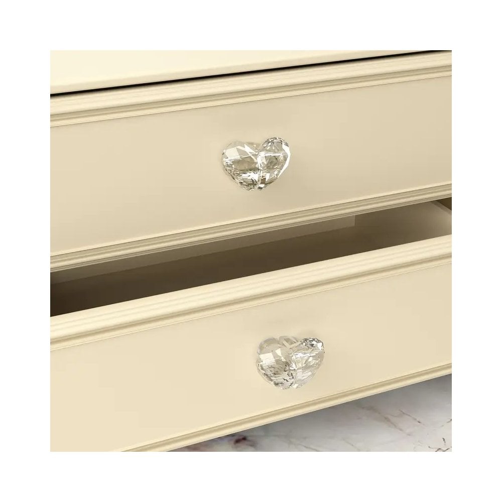 Heart-Shaped Crystal Button â€“ Long Nail Protector